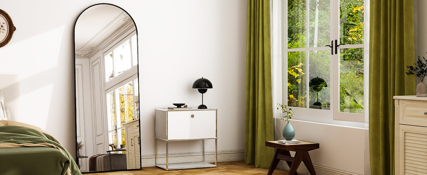 26" x 71" Full Length Mirror - Aluminum Alloy Frame Full Body Mirror - Extra Large Floor Mirrors for Bedroom, Living Room