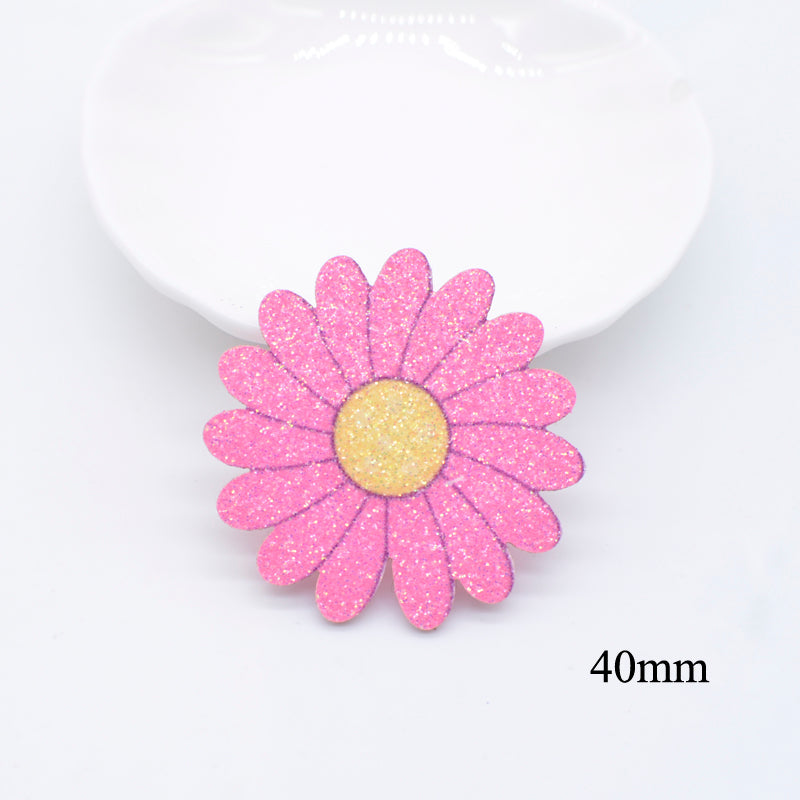 10Pcs Glitter Print Appliques Meteor