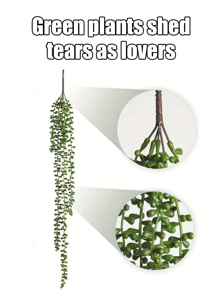 1PC Artificial Green Plants, Love Tears
