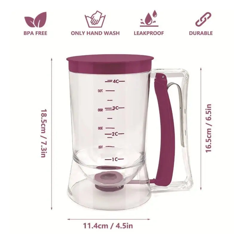 Hand-Held Batter Dispenser Pancake