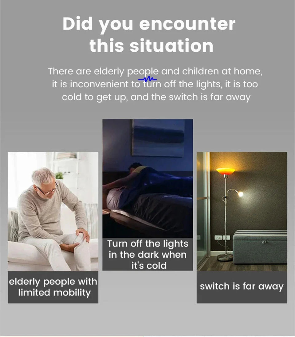 2025 Hot Infrared Remote Control Smart LED Lampholder E27 AC85-265V Universal Socket Timer Color Changing Easy Install for Home