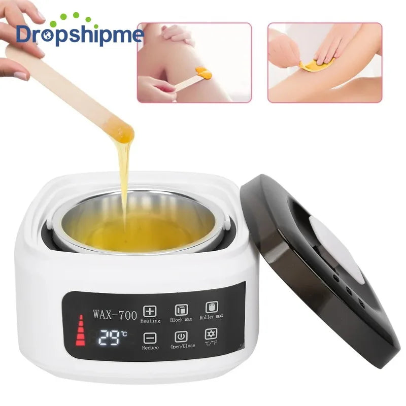 500ml Wax Heater Automatic Temperature Control Electric Hair Homeuse Removal Wax‑Melt Warmer Waxing Machine Epilator Quick Heate