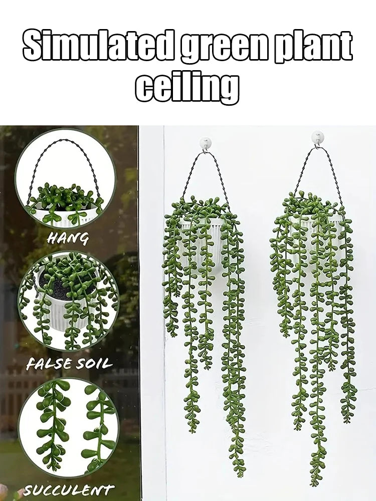 1PC Artificial Green Plants, Love Tears