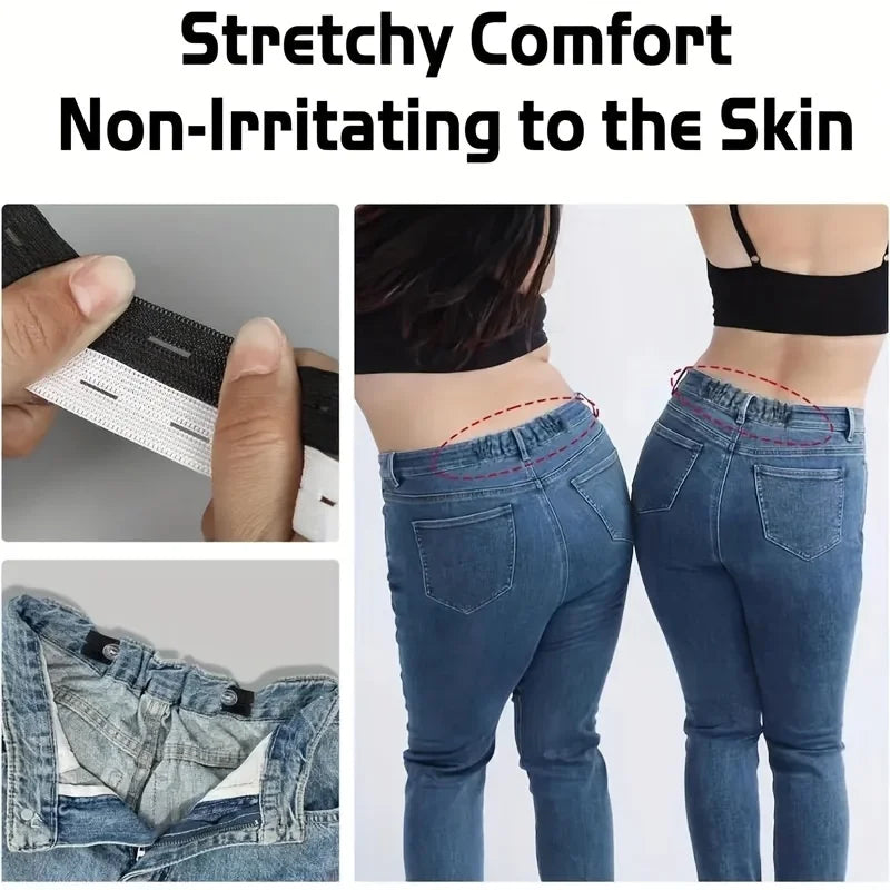 6-piece elastic waistband leggings