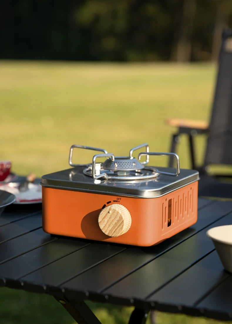 Camping Gas Stove 2800W High Firepower Portable Cassette Furnace Outdoor Gas Burner Picnic Camp