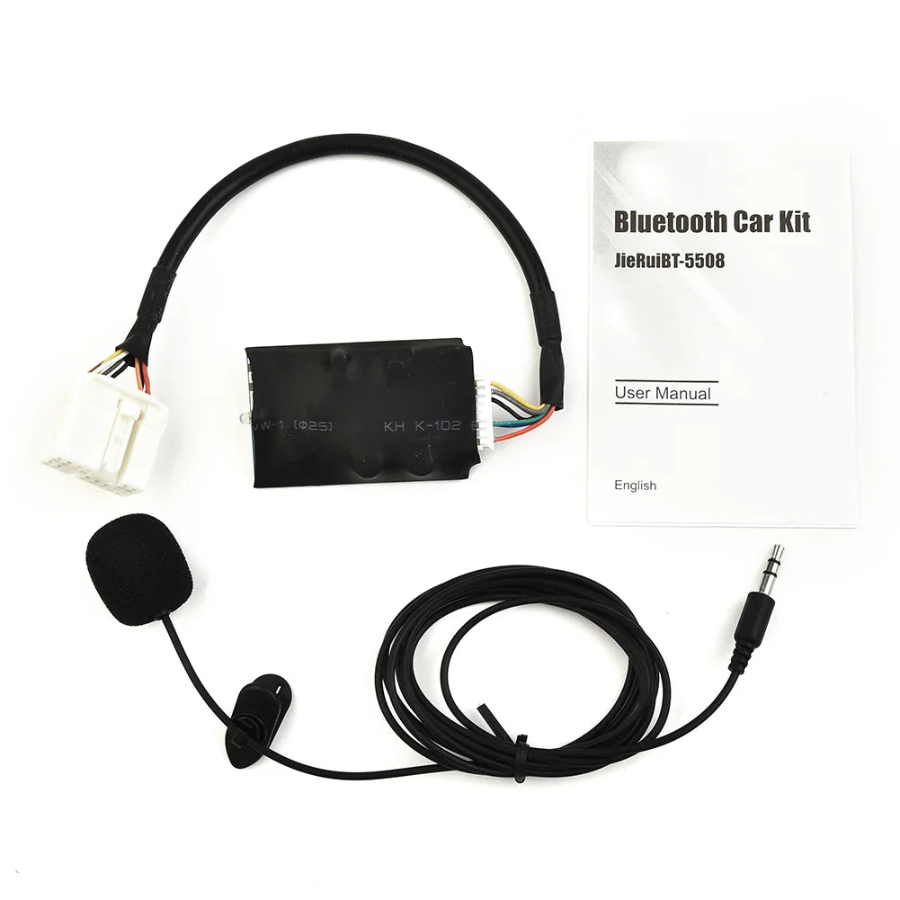 Car Radio Audio Adapter Bluetooth Aux Cable Microphone Handsfree For Accord For Civic For Odyssey Interface Adapter Music Aux