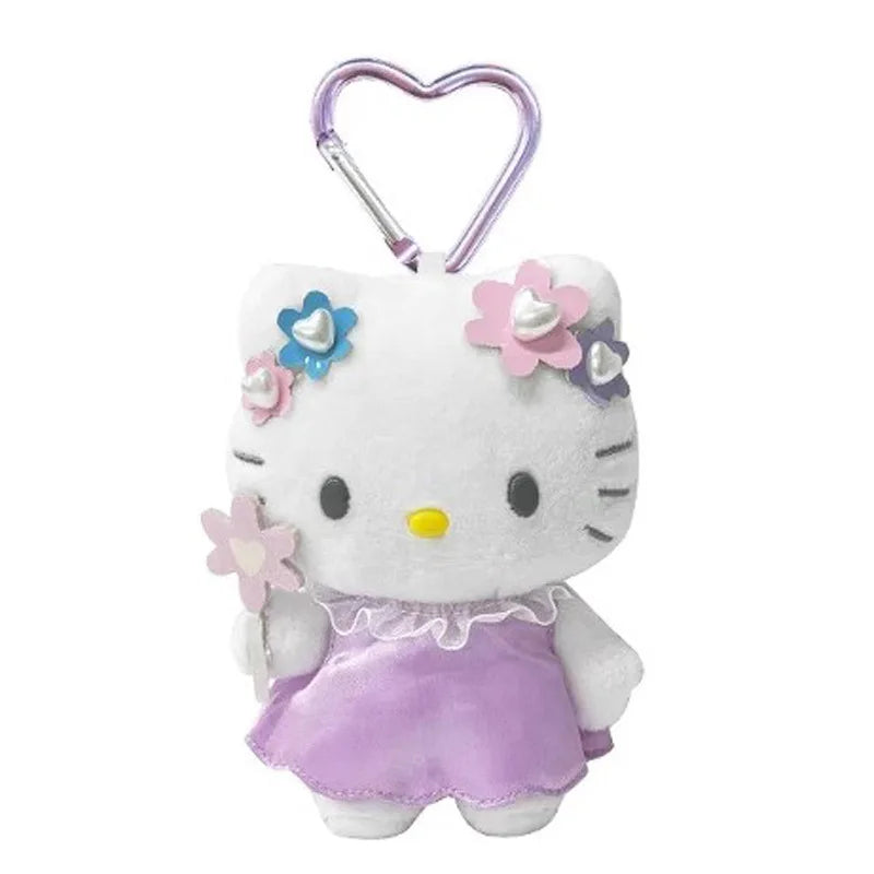 10cm Sanrio Hello Kitty NIC Unicorn Mermaid Long Legs Heiseic Plush Doll Pendant Plush Kuromi My Melody Accessories For gril