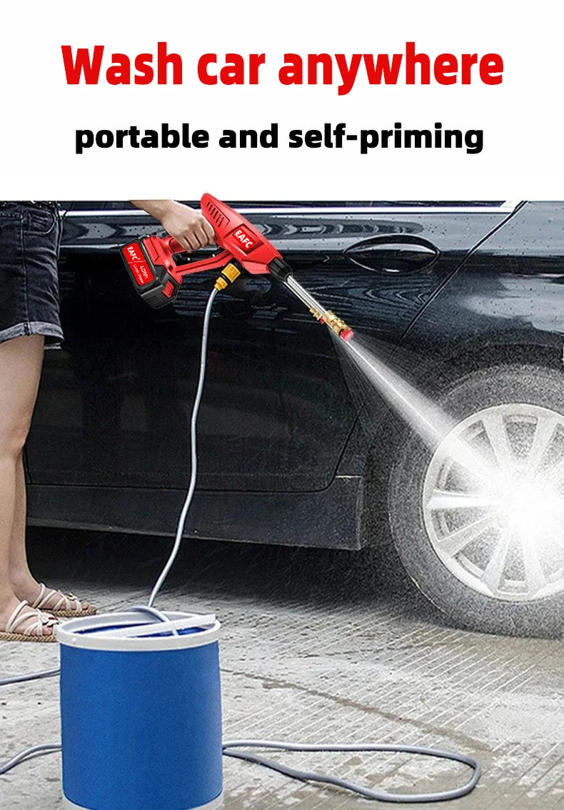 100Bar Electric High Pressure Washer 770Motor Car Washing Garden Spray Water Gun for Makita 21V Battery Car Washer Water Gun