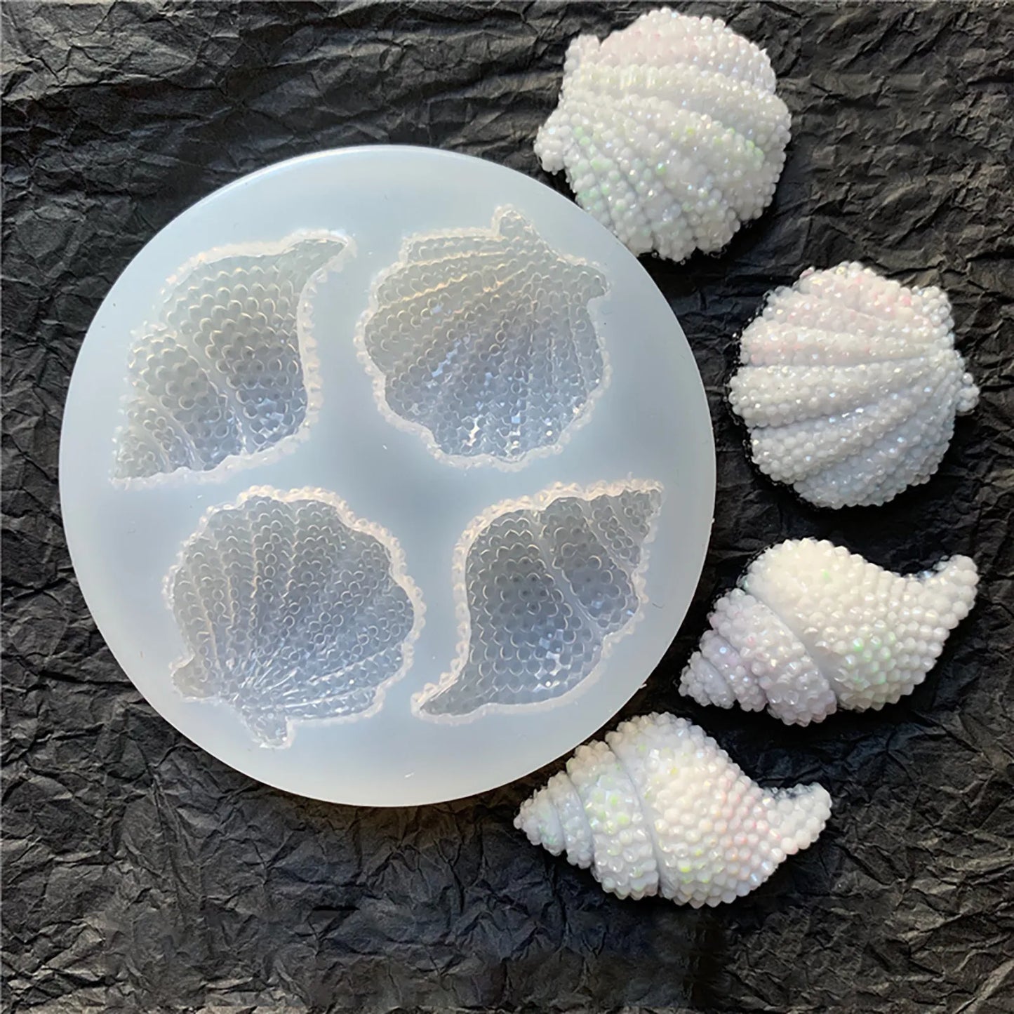 3D Ocean Shell Candle Mould DIY Plaster