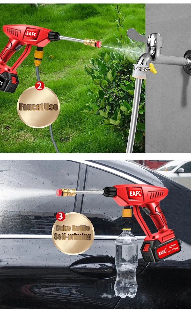 100Bar Electric High Pressure Washer 770Motor Car Washing Garden Spray Water Gun for Makita 21V Battery Car Washer Water Gun