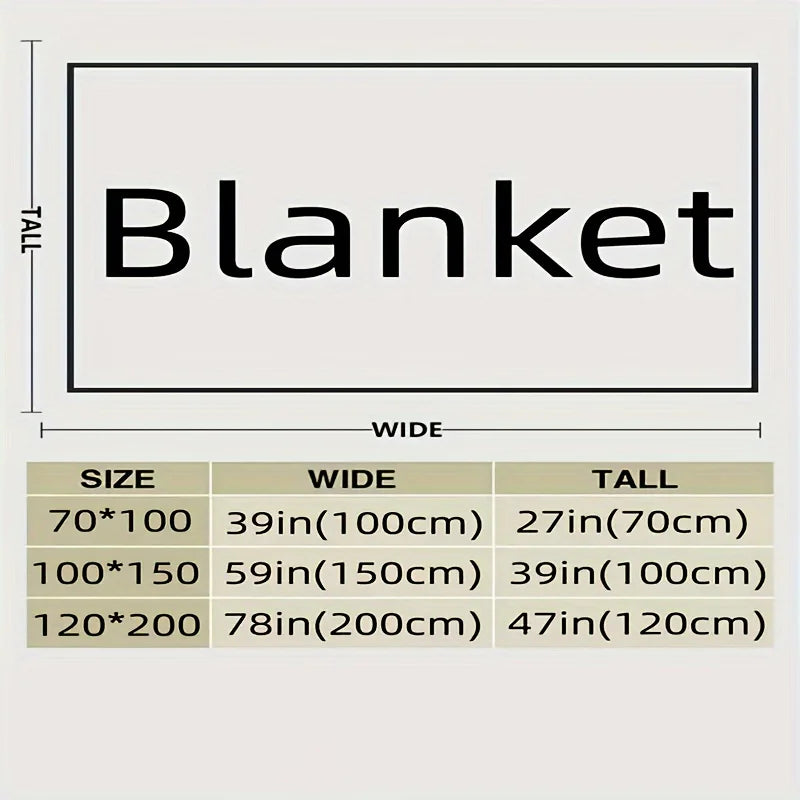 Traditional Style Plaid Blanket Flannel Home