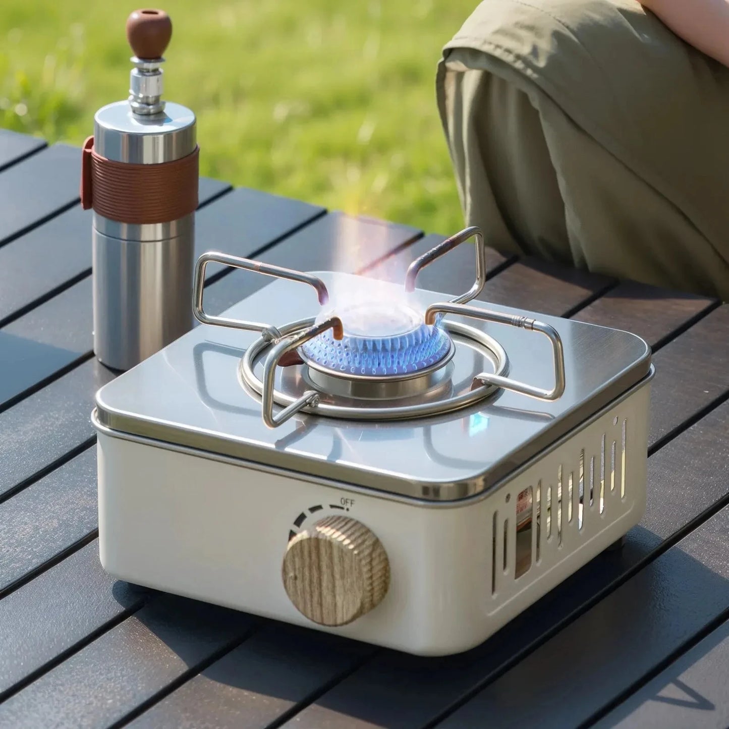 Camping Gas Stove 2800W High Firepower Portable Cassette Furnace Outdoor Gas Burner Picnic Camp