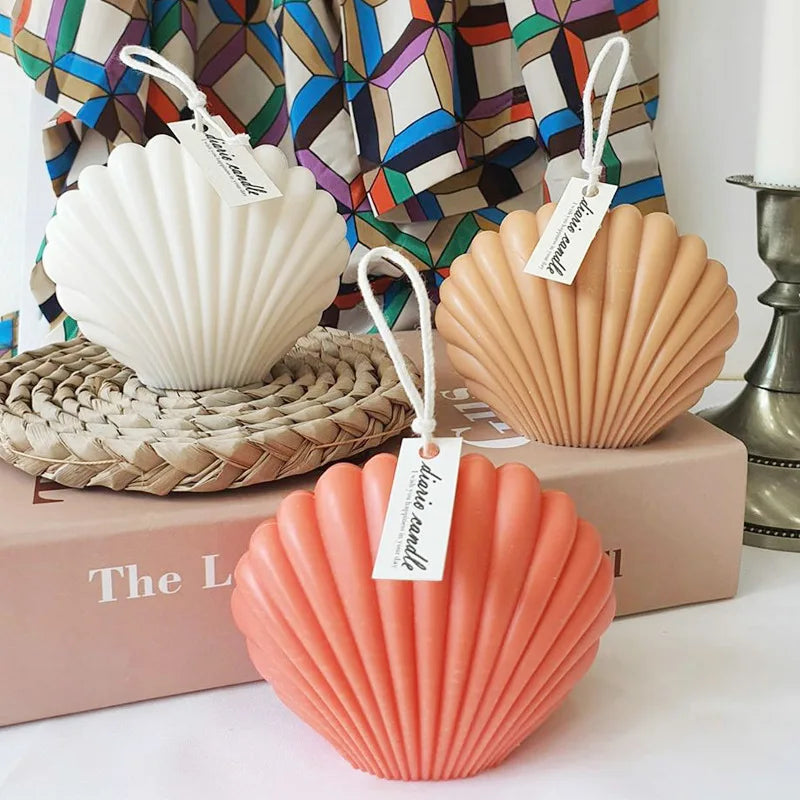 3D Ocean Shell Candle Mould DIY Plaster