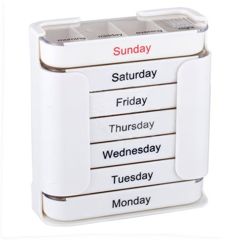 👍🏻7 Days 28 Compartments Pill Organizer