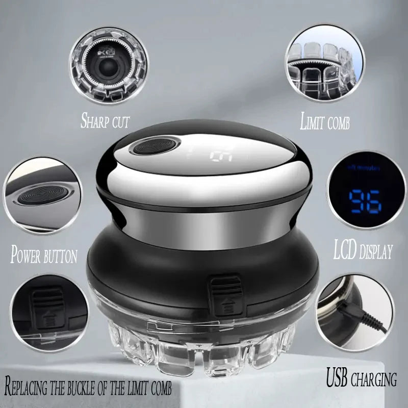 Kemei KM-887 Fully Automatic Men's Hair Clipper with 360 degree Hair Clipper Blade Electric Clipper USB Universal Hair Clipper