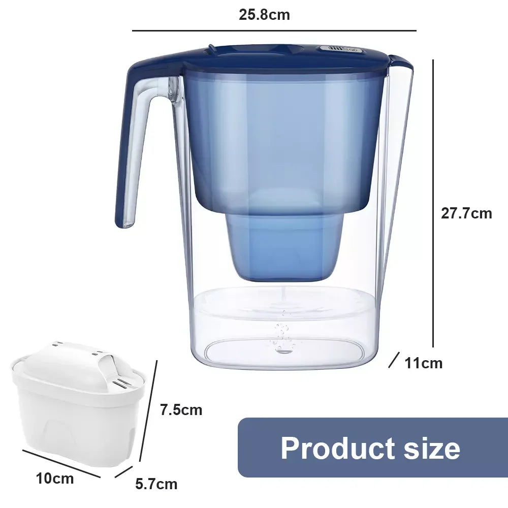 [EU Stock] 3.6L kettle Water purifier Household kitchen portable water filter pitcher water purification kettle