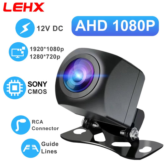 AHD 170° Car Camera Fisheye lens starlight night vision HD car rear view camera For 4G LTE Or AHD input Android Radio screen