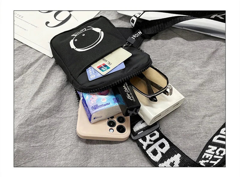 Men's Shoulder Bag INS Trend Waterproof Small Bag Messenger Bag Square Crossbody Bags Bag For Men Sacoche Homme