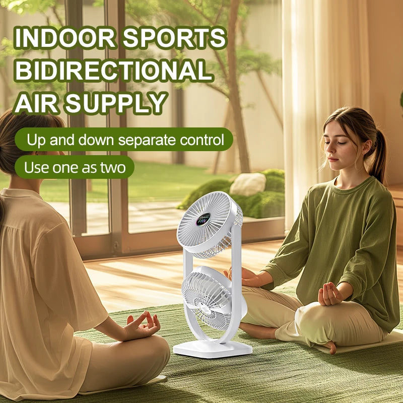 USB Charging Desktop Fan Portable Rotatable Desktop Electric Fan Suitable For Outdoor Picnic Student Dormitory Office Home Use
