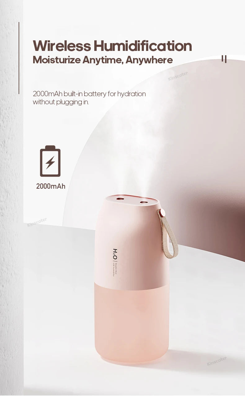 Cordless Rechargeable Air Humidifier
