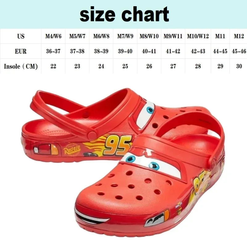 Summer Slippers Men Lightning Mcqueen