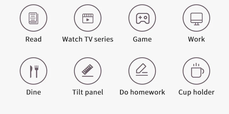 Foldable Laptop Bed Desk] Portable Adjustable Height Foldable Laptop Bed Desk with Wooden Surface - Storage Slots & Drawers for