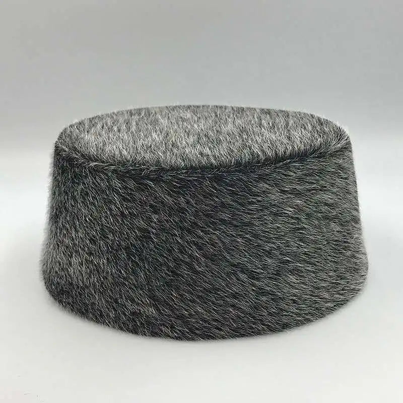 Muslim Caps For Men Freeshipping Prayer Top Hat Plush Kufi Kippa Bonnet Islamic Saudi Arabia Winter Cotton Lint Jewish