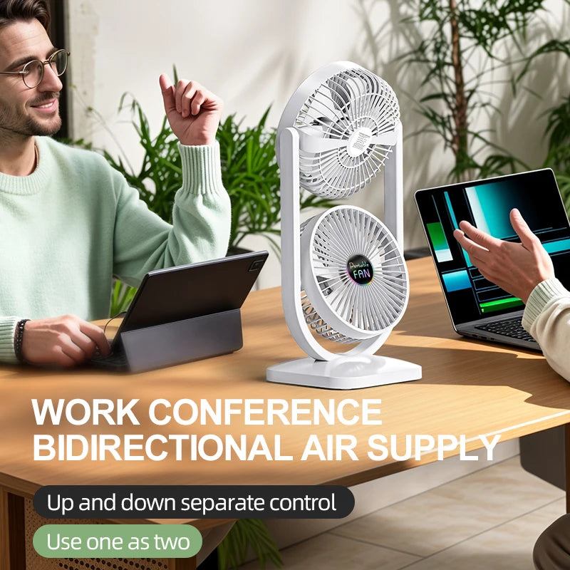 USB Charging Desktop Fan Portable