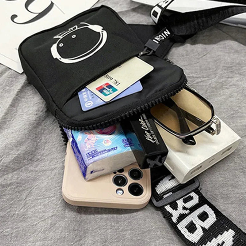 Men's Shoulder Bag INS Trend Waterproof Small Bag Messenger Bag Square Crossbody Bags Bag For Men Sacoche Homme