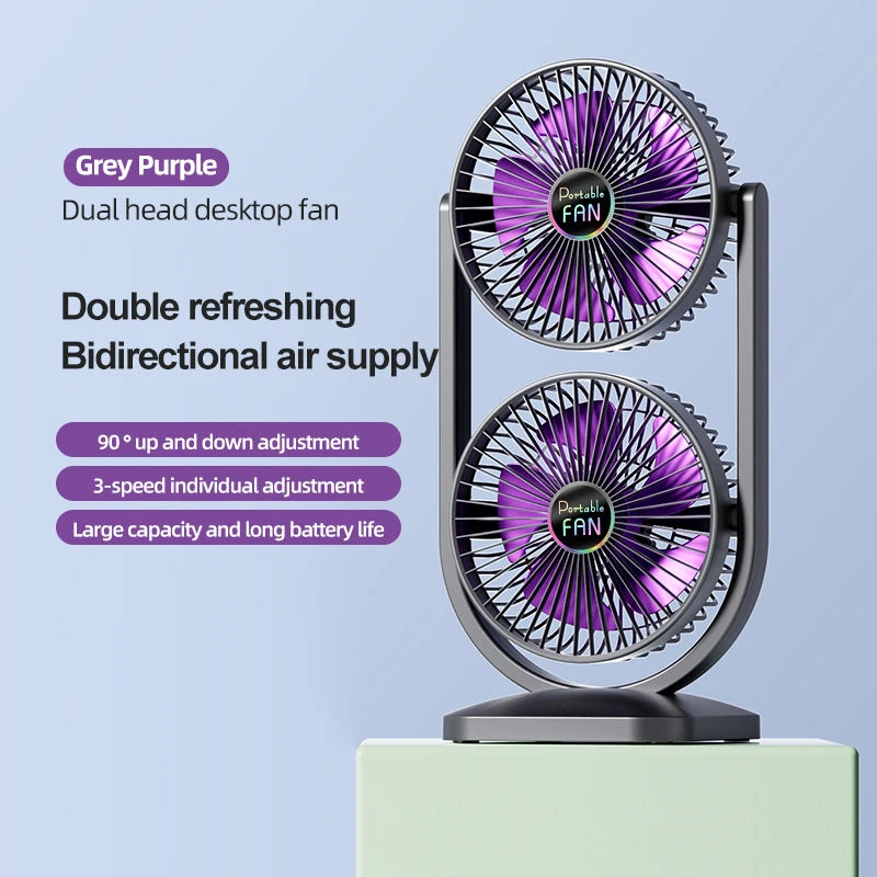 USB Charging Desktop Fan Portable