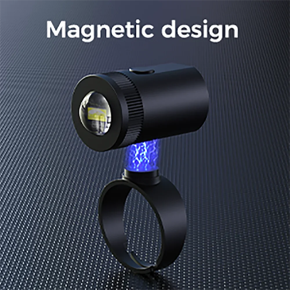 Flashlight Finger Light USB C Charge LED 360 Rotate Adjustable Ring Size Gadget Tool Good Bright Sport Night Fishing Glove Lamp