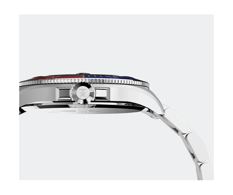 TIMEX Brand Men's Watch Luxury Leisure Multifunction Watches for Men Calendar Quartz Steel Strip Wristwatch