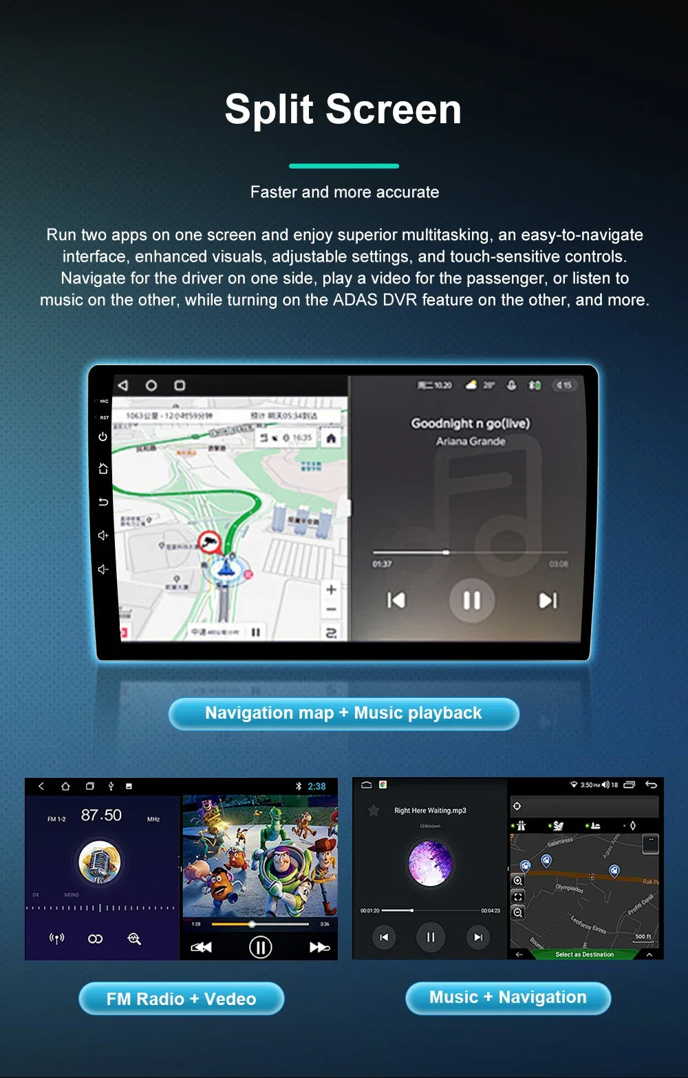 Android 14 For Jeep Compass 2 MP 2016 2017 2018 2019 Car Radio Stereo Multimedia Navigation GPS Auto Radio Player Carplay Screen