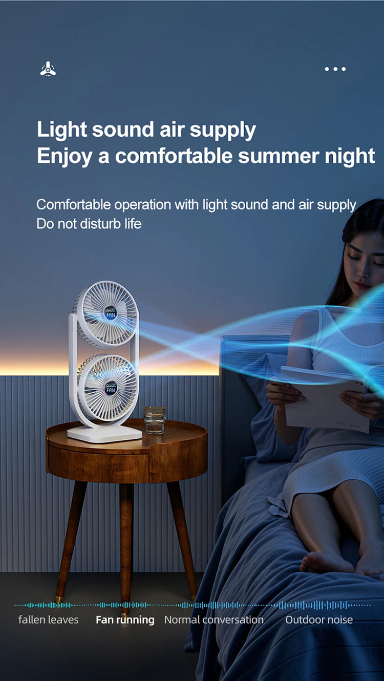 USB Charging Desktop Fan Portable