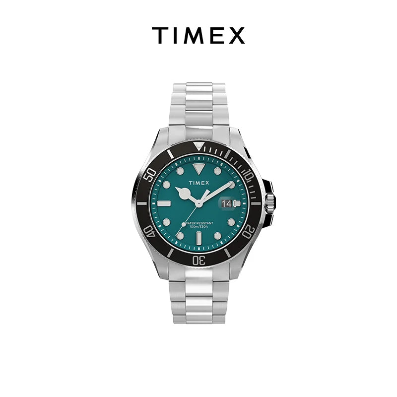 TIMEX Brand Men's Watch Luxury Leisure Multifunction Watches for Men Calendar Quartz Steel Strip Wristwatch