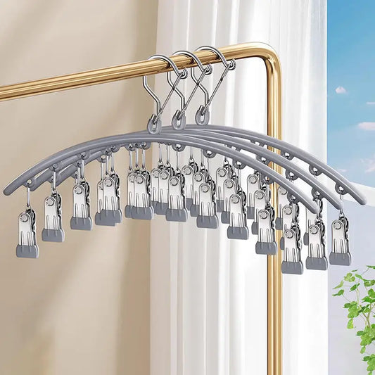 1PC Hanger Home Space Saving Curved Yoga Pants And Leggings Closet Organizer