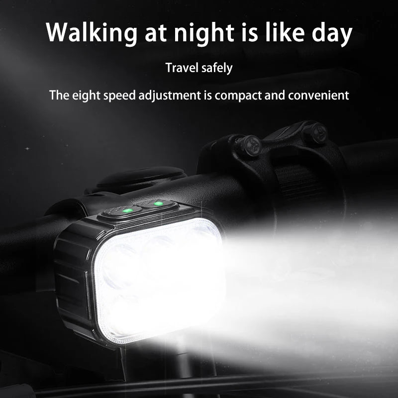 Bicycle lights, rechargeable bicycle light set super bright, night cycling/safe cycling bicycle lights