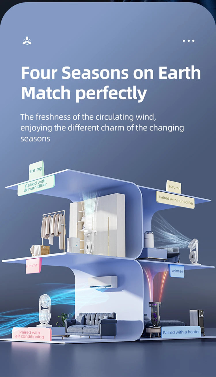 USB Charging Desktop Fan Portable