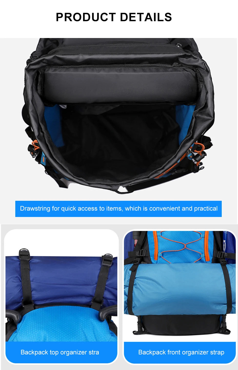 WESTTUNE Waterproof Climbing Backpack