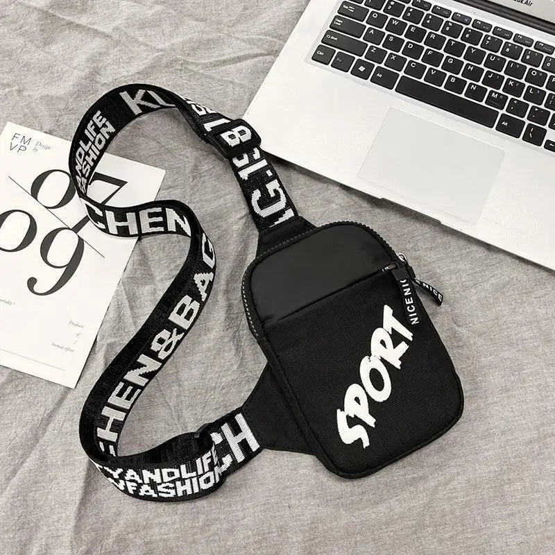 Men's Shoulder Bag INS Trend Waterproof Small Bag Messenger Bag Square Crossbody Bags Bag For Men Sacoche Homme