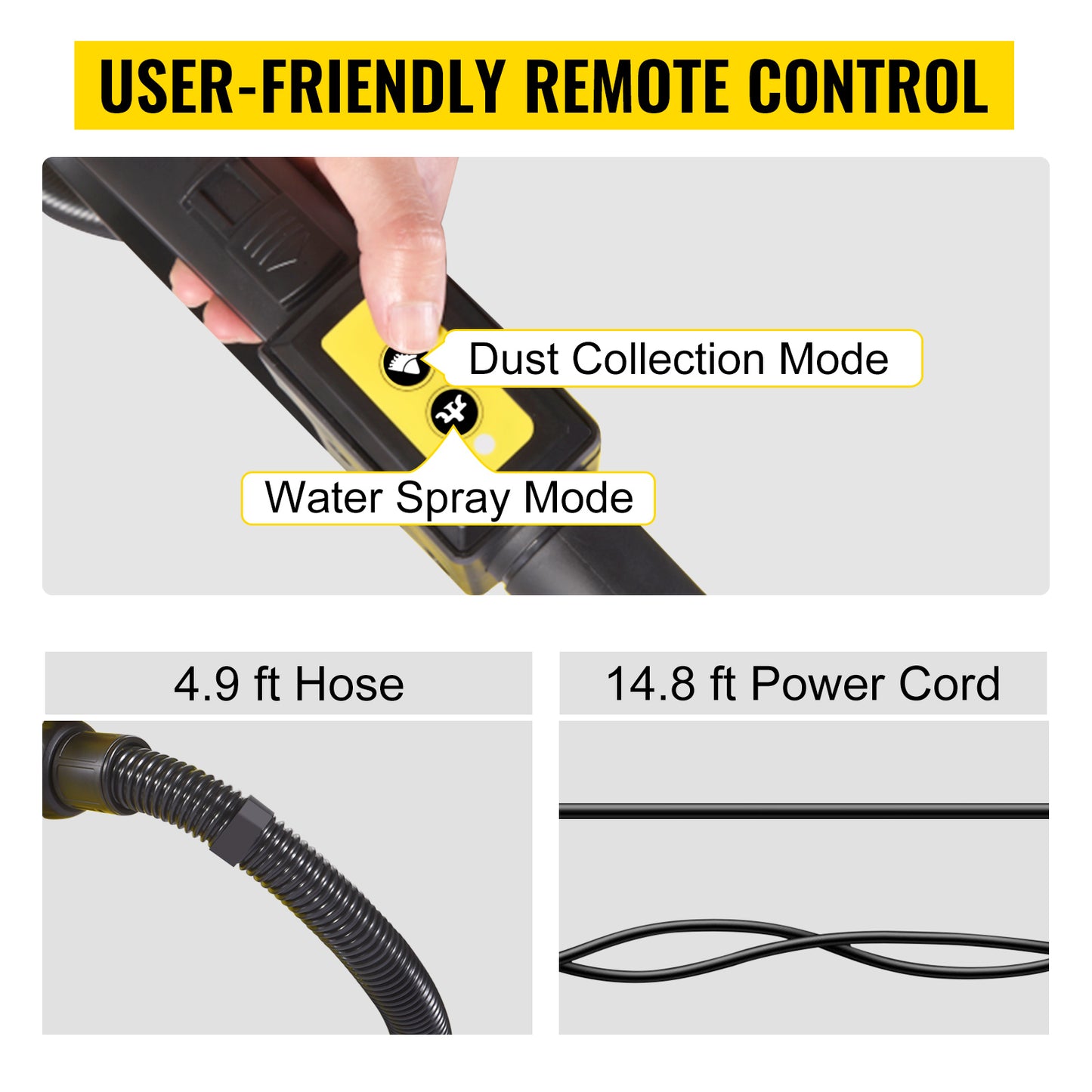 VEVOR Wet Dry Vacuum Cleaner 5.3